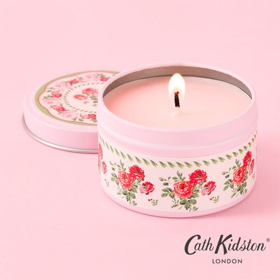 Cath Kidston Antique Rose Floral Tin Candle