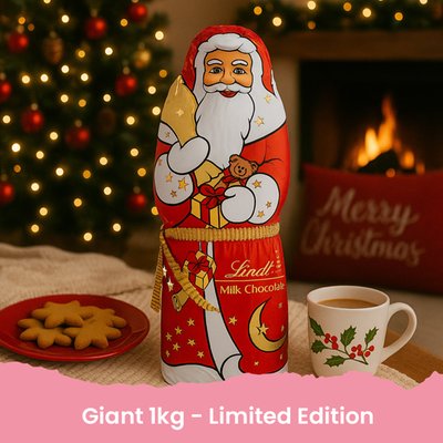 Lindt Chocolate Santa 1kg 