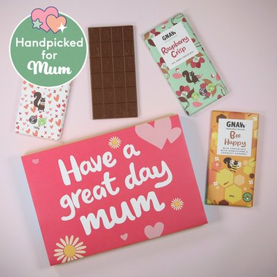 Gnaw Mum Letterbox Chocolates 300g (Contains 3 Bars)