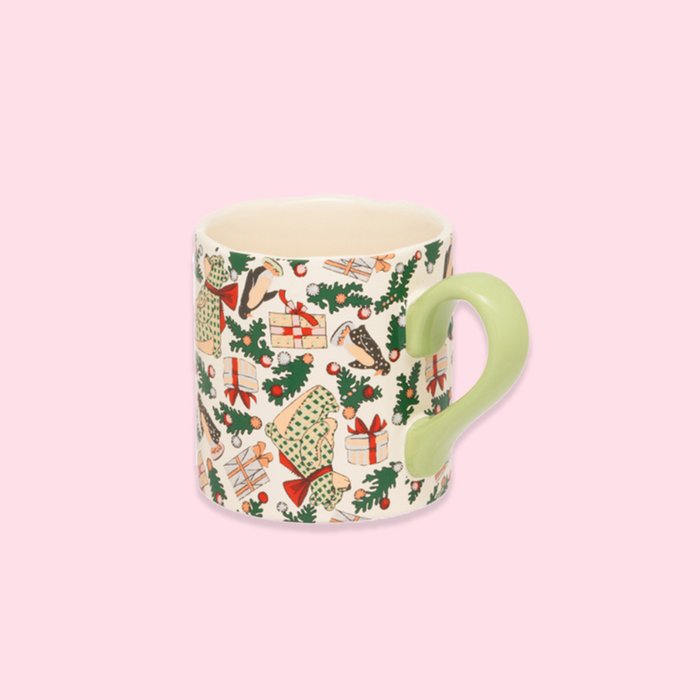 Cath Kidston Christmas Ditsy Shortie Mug