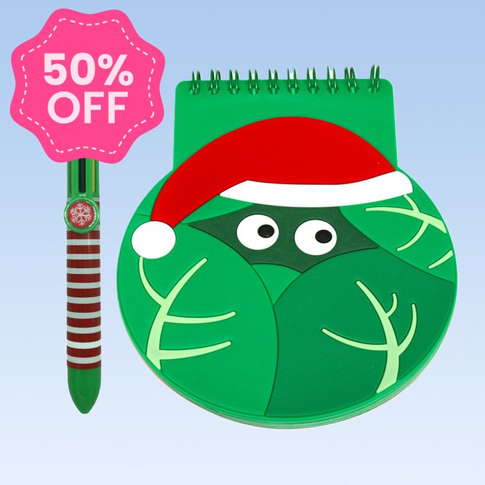 Christmas Sprout Jotter & Pen Bundle