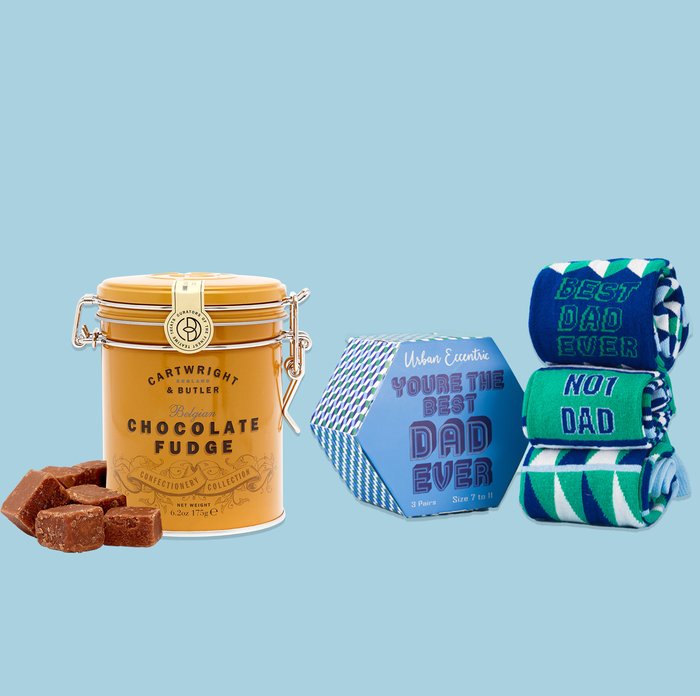 Best Dad Socks & Chocolate Fudge Gift Set