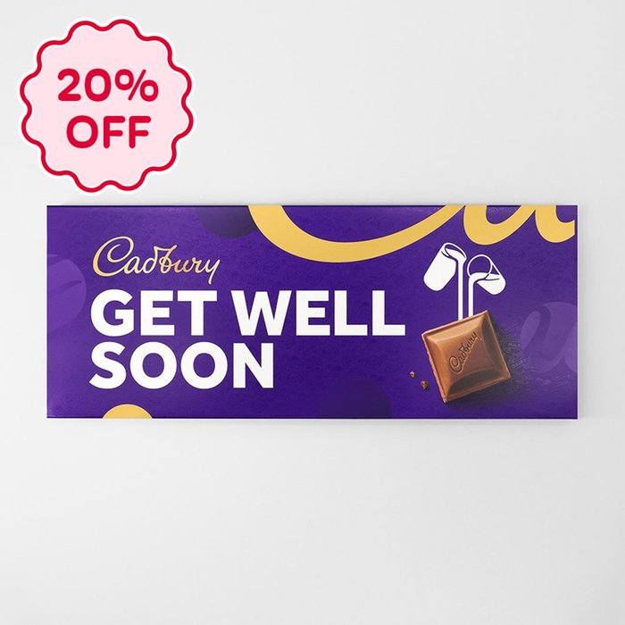 Cadbury Dairy Milk Get Well Soon Bar (850g)