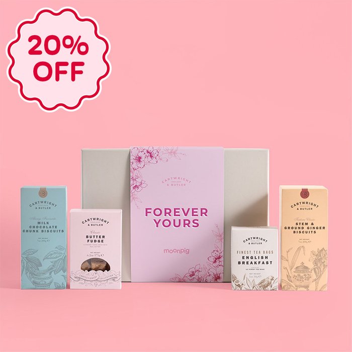 Cartwright & Butler Forever Yours Tea and Biscuits Hamper