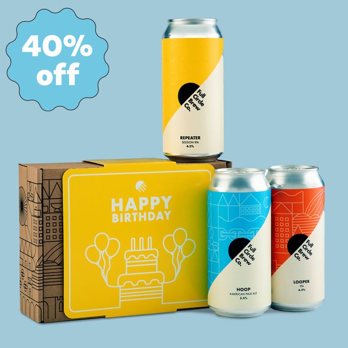 Happy Birthday Craft Beer Trio Gift Pack 3x440ml