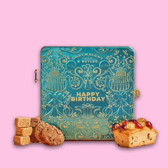 Cartwright & Butler Happy Birthday Coffee and Cakes Gift Tin