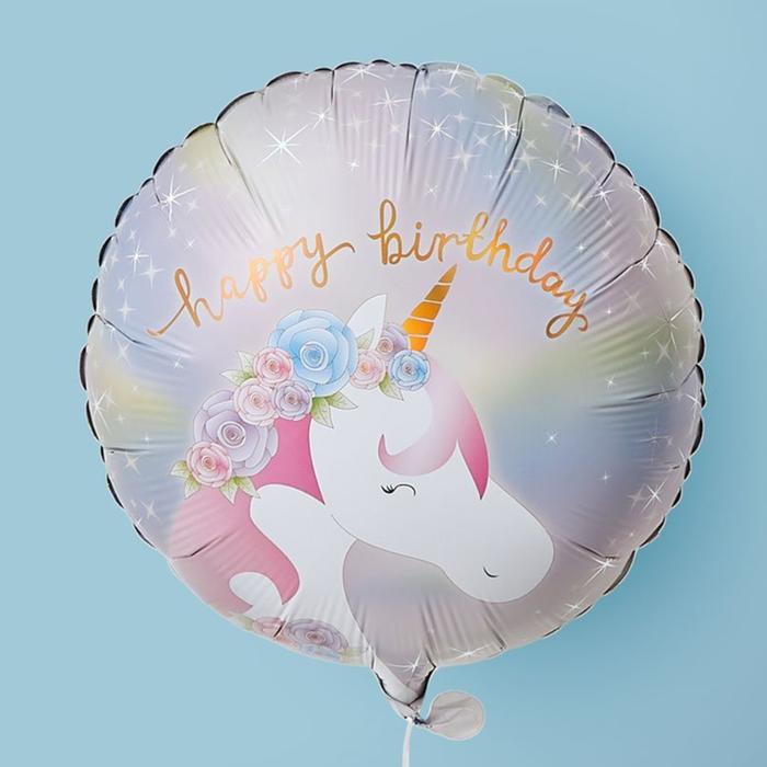 Unicorn Birthday Balloon