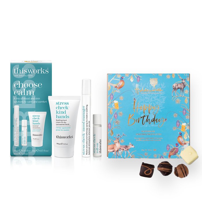 This Works Choose Calm & Holdsworth Happy Birthday Chocolates 110g Gift Set