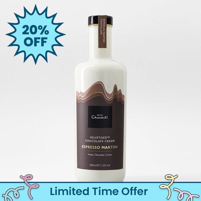 Hotel Chocolat Espresso Martini Velvetised Cream 500ml