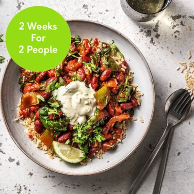 HelloFresh Two Week Meal Kit with Three Meals for Two People