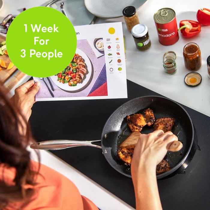 HelloFresh One Week Meal Kit with Four Meals for Three People