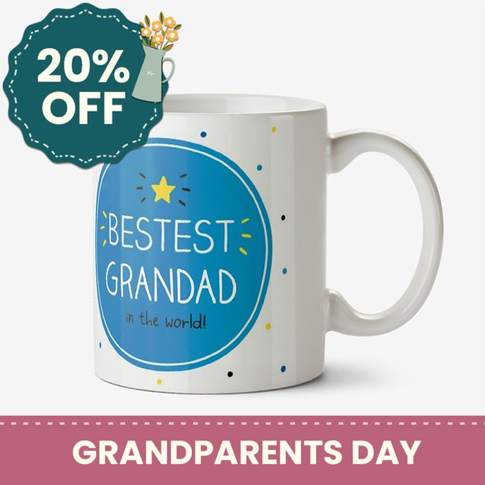 Happy Jackson Bestest Grandad Mug