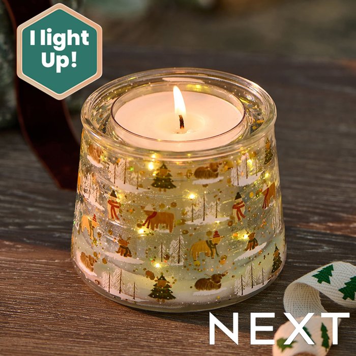 NEXT Hamish Cow Light Up Candle 