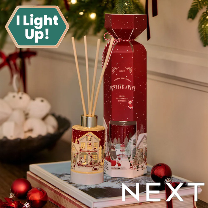 NEXT Santa 100ml Light Up Cracker Diffuser 