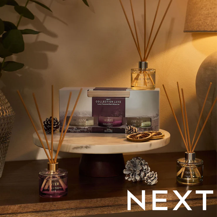 NEXT Set of 3 Collection Luxe Christmas 40ml Diffusers