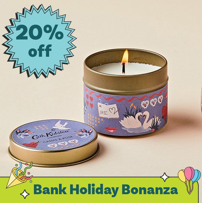 Cath Kidston Cassis and Rose Tin Candle