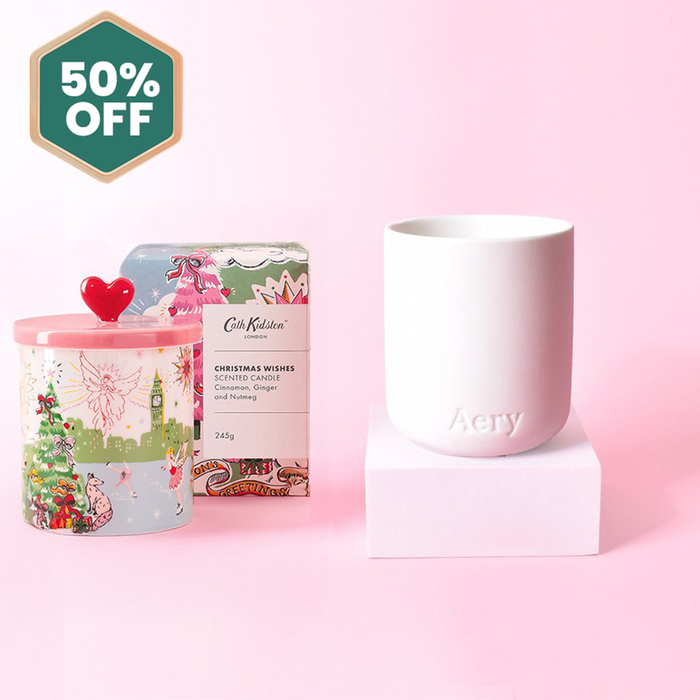 Christmas Tree Candle Gift Set