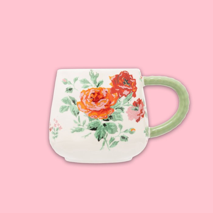 Cath Kidston Red Rose Twisted Handle Mug