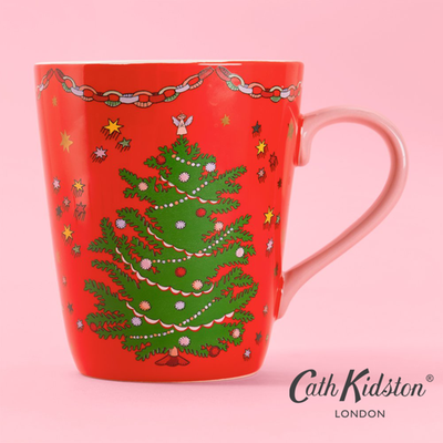 Cath Kidston Red Christmas Tree Stanley Mug