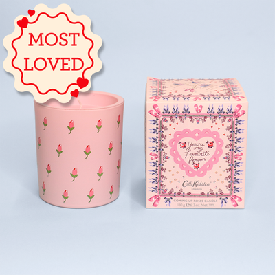 Cath Kidston You're My Favourite Person Pink Glass Candle 180g