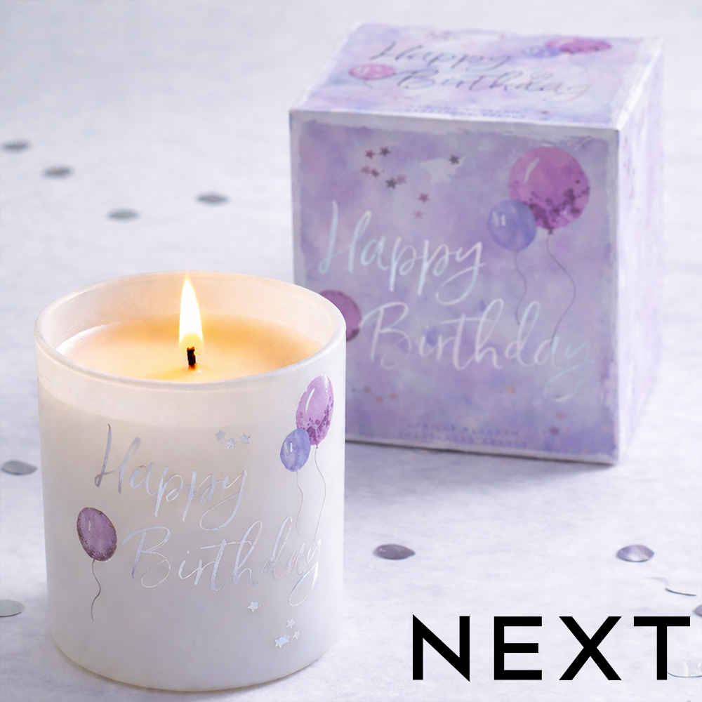 Next Happy Birthday Jasmine Scented Candle