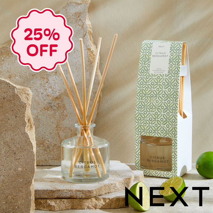 NEXT Citrus Bergamot 200ml Fragranced Reed Diffuser