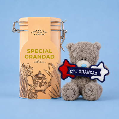Cartwright & Butler Special Grandad Biscuits & Tatty Teddy Gift Set