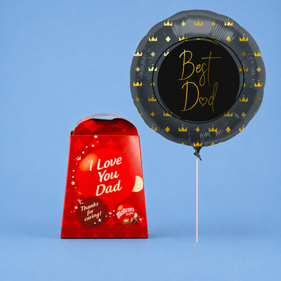 Maltesers Truffles & Best Dad Balloon
