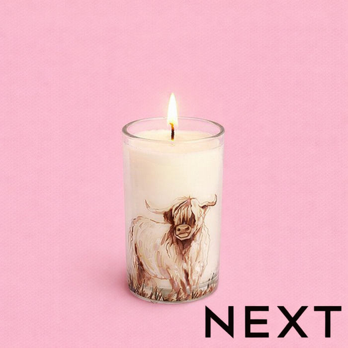 NEXT Lemon & Bergamot Highland Cow Candle