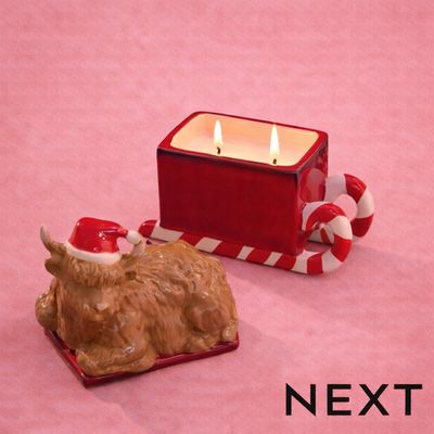 NEXT Festive Hamish Sleigh Candle 