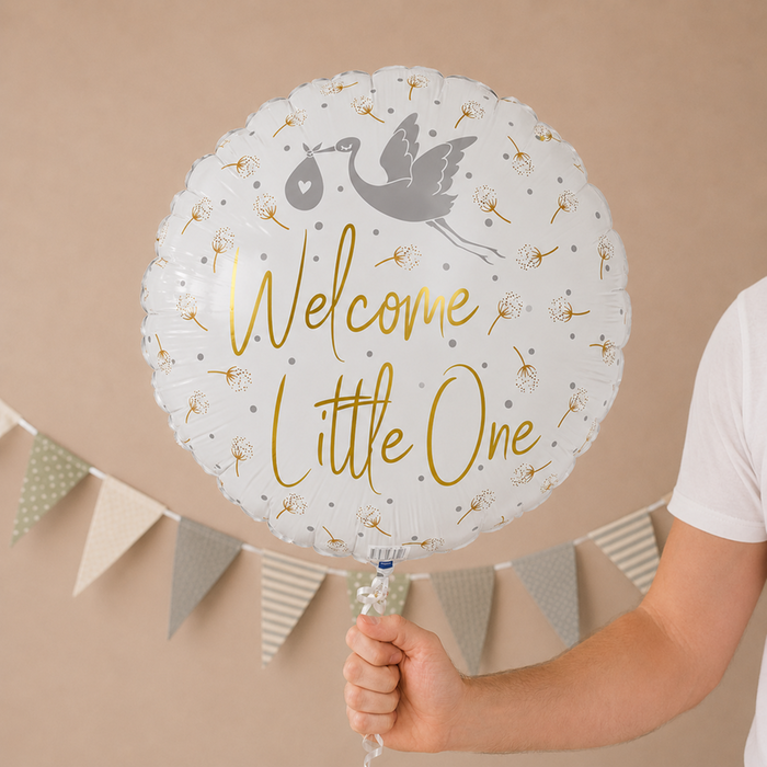 Foil Balloon Welcome Little One Starch