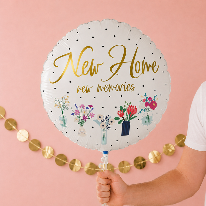 Foil Balloon New Home Flowers