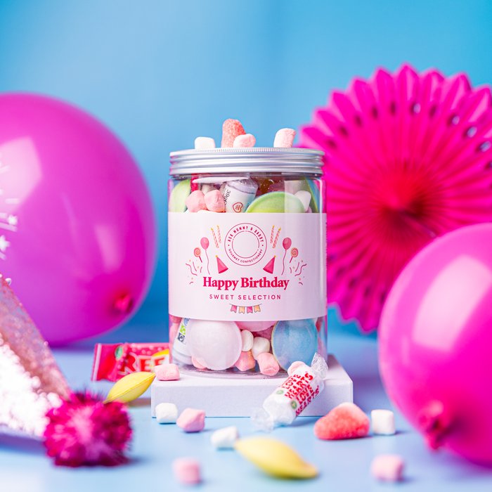 Happy Birthday Sweet Selection Tub (1 Litre)