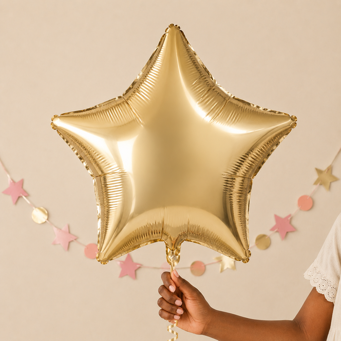 Gold Star Balloon