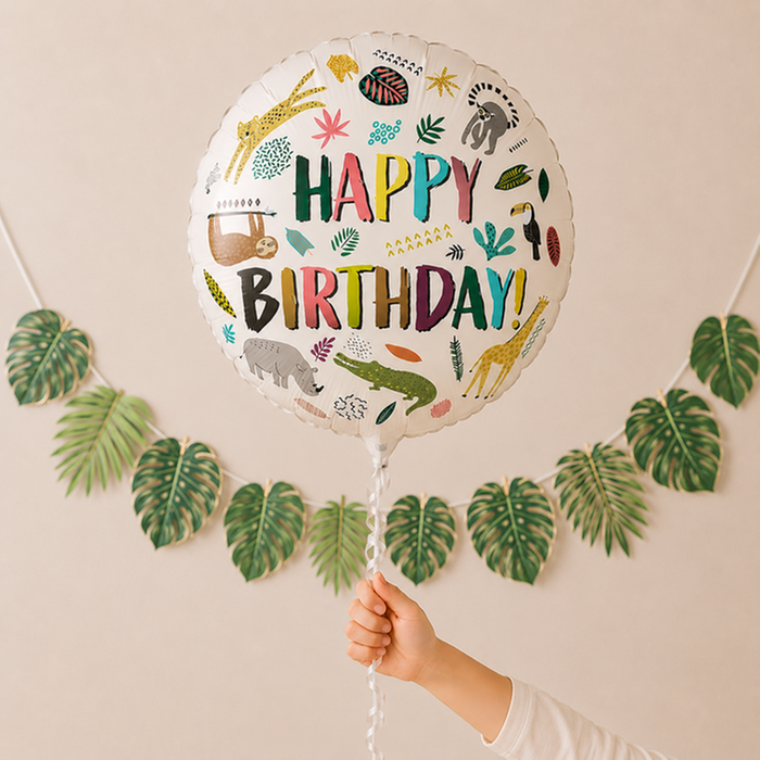 Zoo Party Foil Balloon