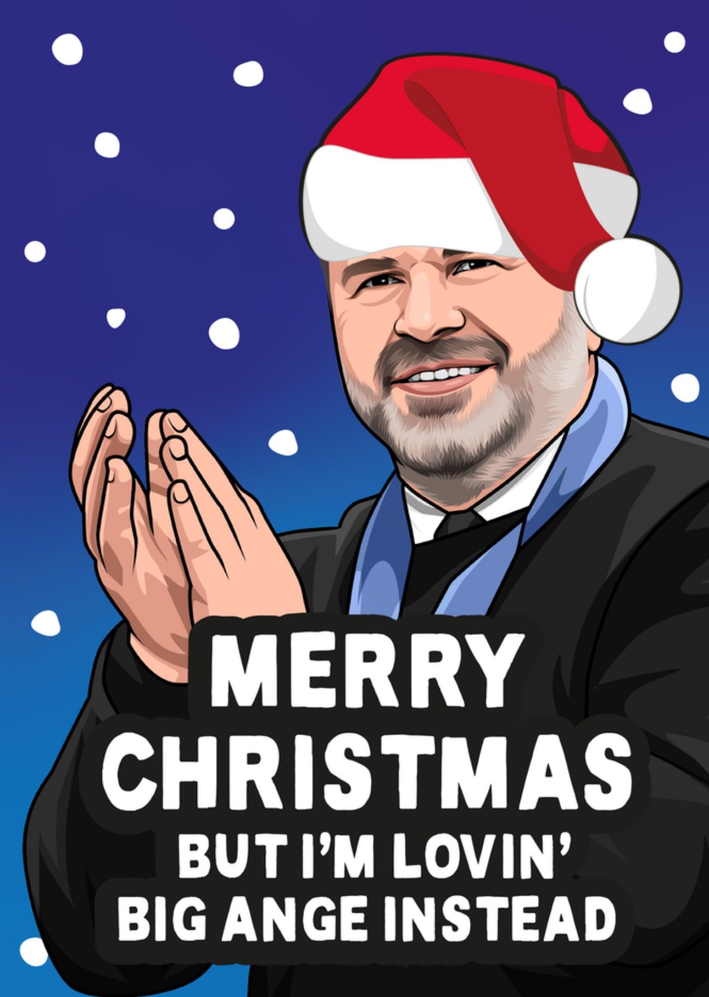 Moonpig Funny Topical Spurs Football Chant Christmas Card