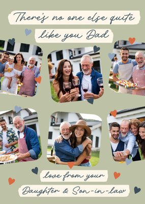 There’s No One Else Quite Like You Dad Heartfelt Photo Upload Appreciation Card