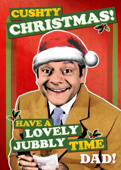 Only Fools And Horses Cushty Christmas Card