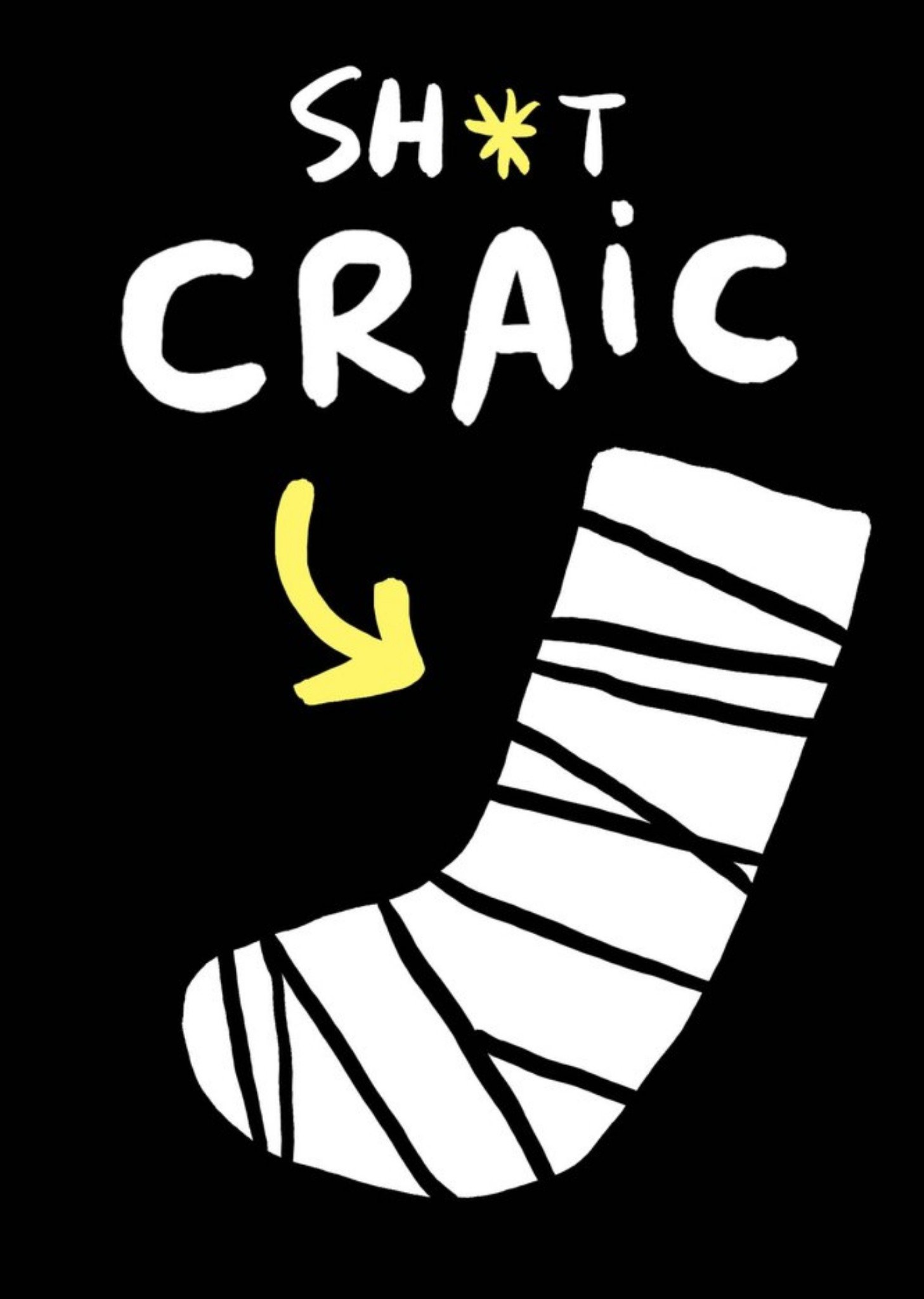Friends Craic On Cast Funny General Card