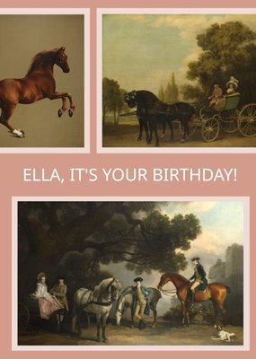 The National Gallery Artist George Stubbs Birthday Card