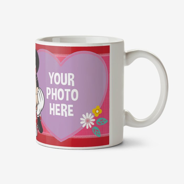 Disney Minnie Mouse Glasses Photo Upload Mug