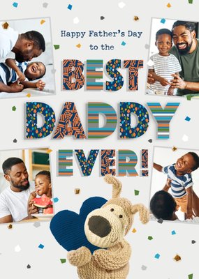 Boofle Best Daddy Ever Photo Upload Father's Day Card