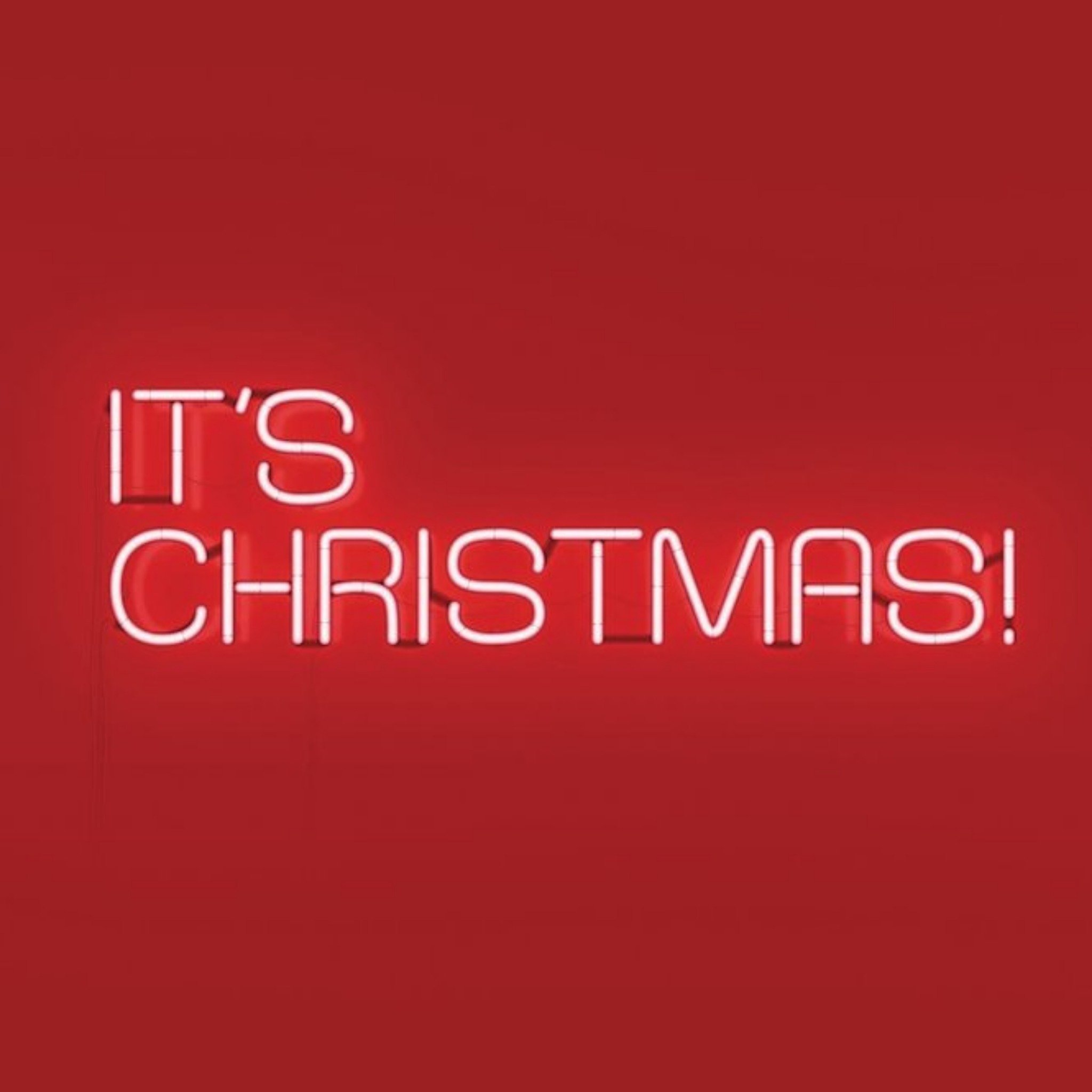 Moonpig Modern Typographical Its Christmas Card