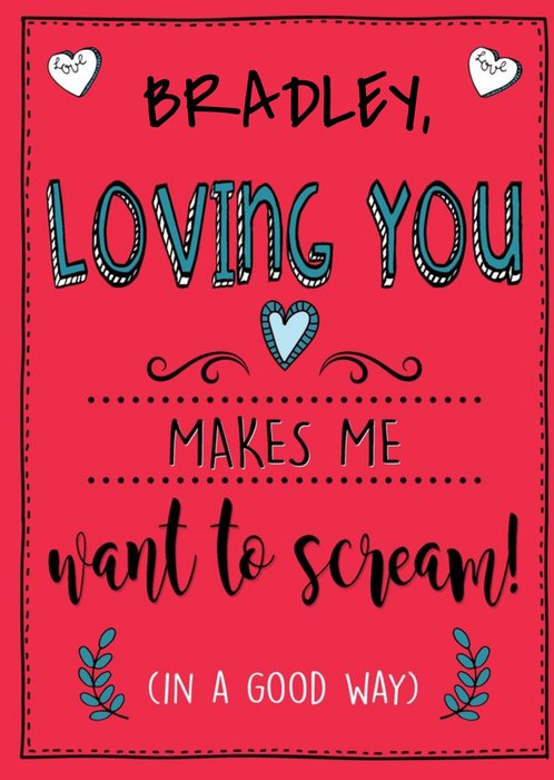 Jam And Toast Loving You Personalised Card