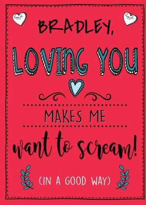 Jam And Toast Loving You Personalised Card