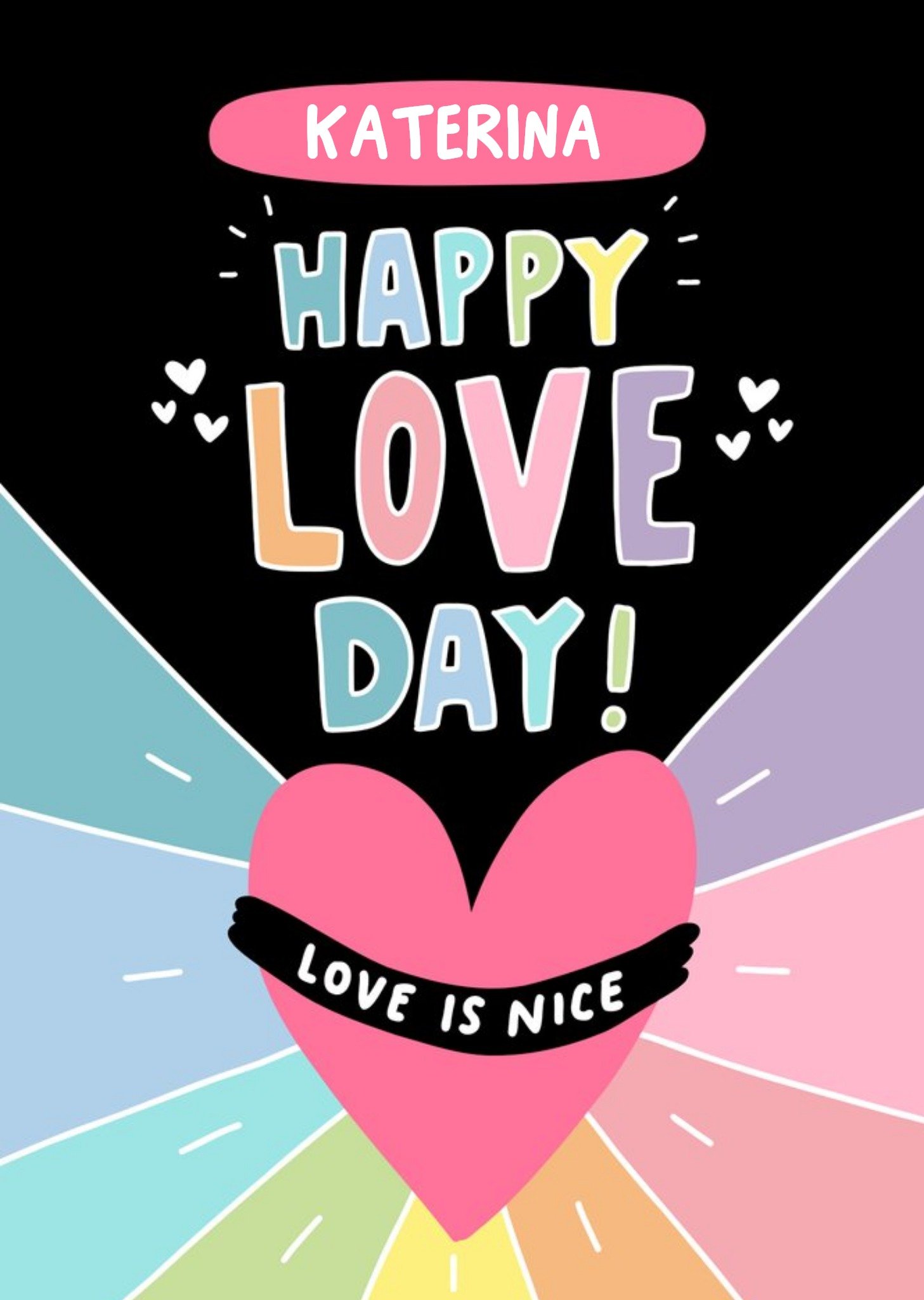 Moonpig Happy Love Day Valentines Day Card By Angela Chick