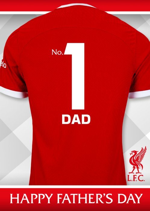 Liverpool Number 1 Dad Father's Day Card