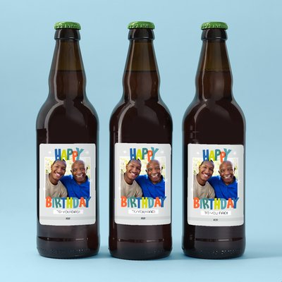 Happy Birthday Dad Beer Trio 3x500ml