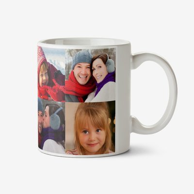 Christmas Collage Photo Upload Mug