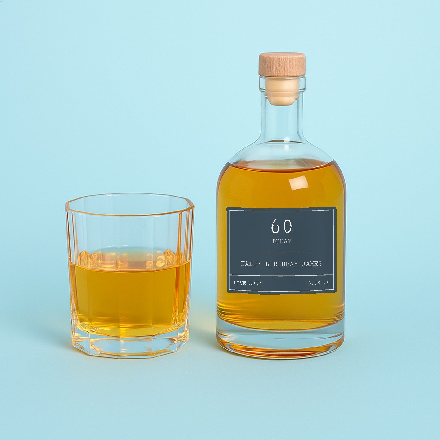 Friends Personalised Milestone Birthday Rum 50Cl
